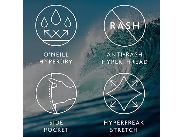 O'neill Men (32) Inch 4-Way Boardshorts