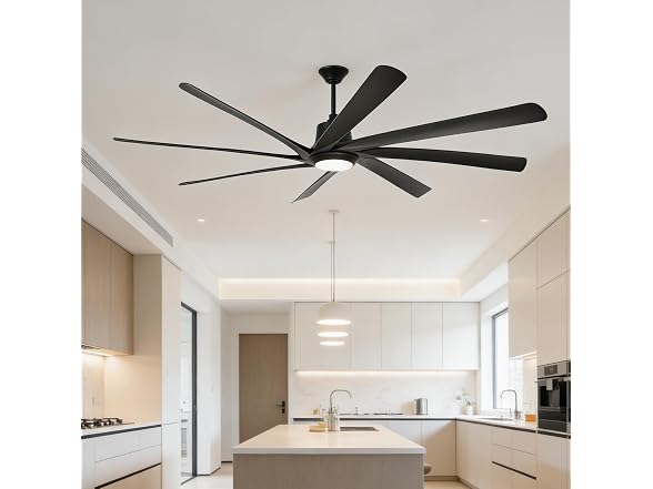 Parrot Uncle 100 Inch Ceiling Fan with Light