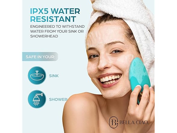Bella Ciao 12-Speed Gentle Facial-Cleansing Brush