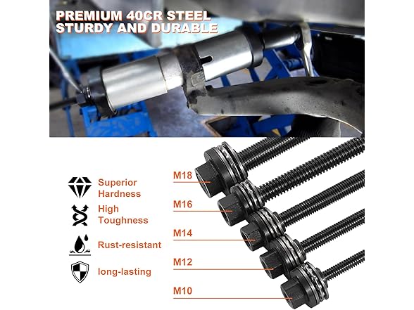 VEVOR 27 PCS Pull and Press Sleeve Kit
