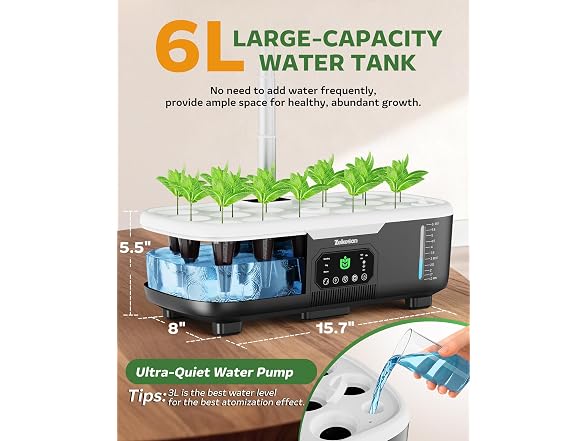 Misting Hydroponic Growing System Kit