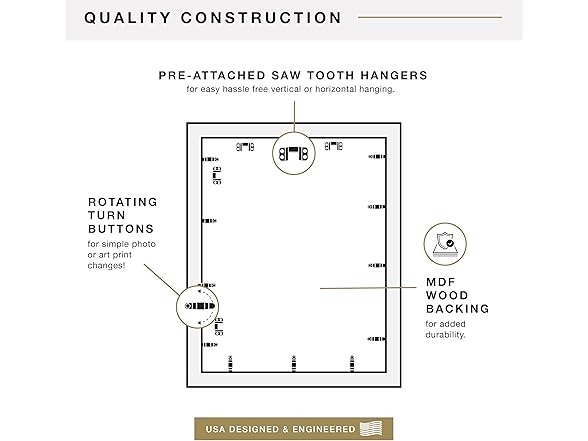 MCS Everline Collection 14x20 Matted Poster Frame