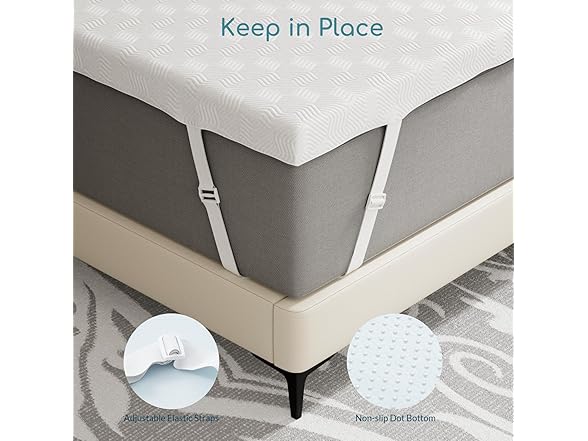 Airdown Mattress Topper King 3" Memory Foam
