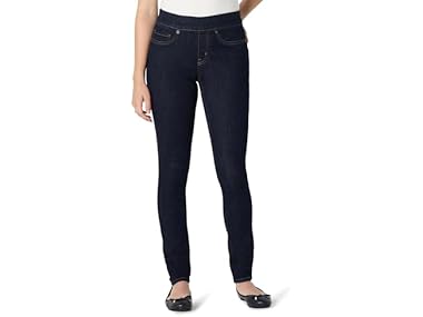 $7.99, Was $29.90, 73% Off! Amazon Essentials Women Stretch Denim Mid-Rise Pull-On Jegging dealfomo