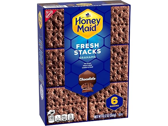 Honey Maid Chocolate Grahams 12.2oz (6pk)