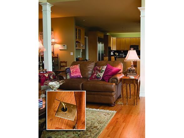 Lew Electric Concealed Plug Recessed Floor (Brass)