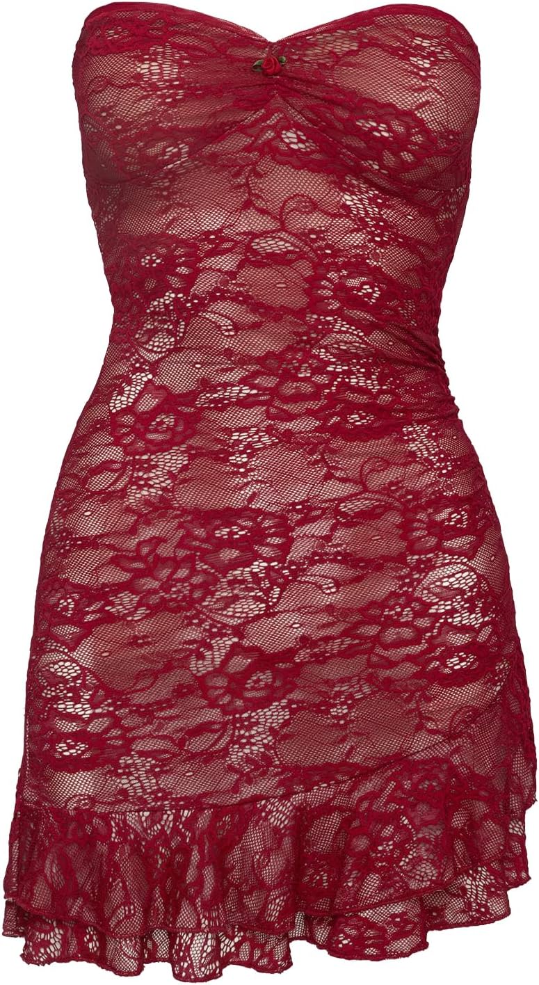 Princess Polly Women (4) Hailees Lace Mini Dress - Gallery 2