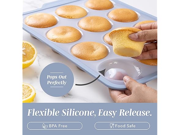 COOK WITH COLOR 17Pc Silicone Baking Set