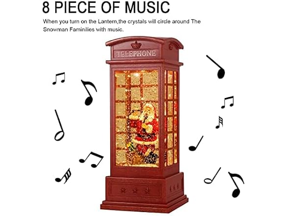 Christmas Snow Globe Lantern Christmas D