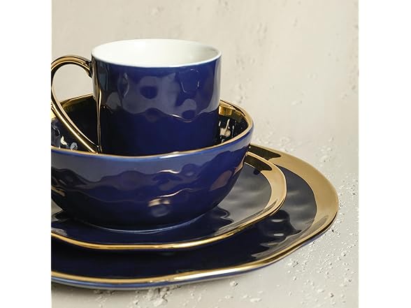 Stone Lain Porcelain 16 Piece Dinnerware Set