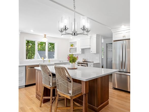 BesLowe B0GTV7H2MS 19.8 5-Light Chandelier