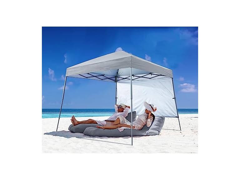 ABCCANOPY Gray Outdoor Pop Up Canopy w/Wall