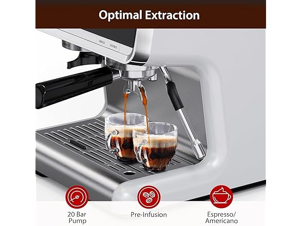Takywep Semi-Automatic Espresso Machine