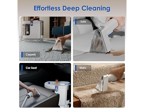 WURESE Wide Path Tool Carpet Cleaner