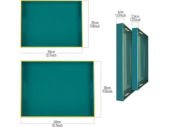 Ami.Todfo Serving Trays Set of 2