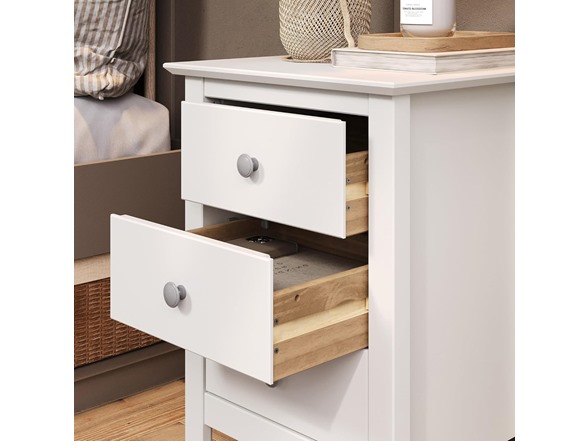Jela 3-Drawer End Table/Nightstand