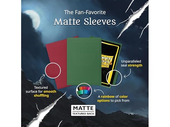 Dragon Shield | Standard Size Card Matte Sleeves | 100 CT