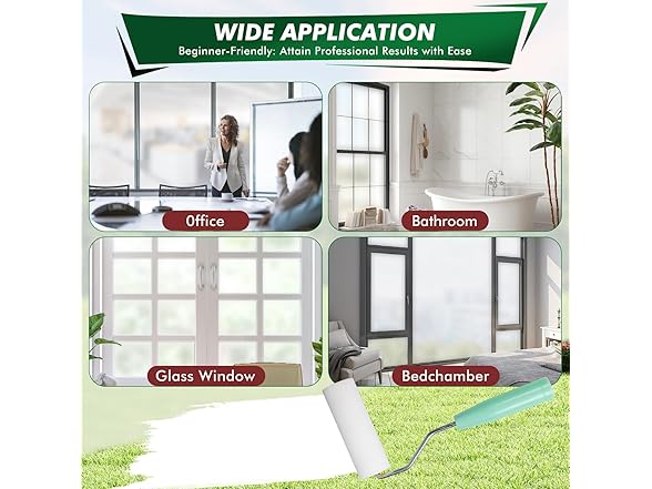 Meuvcol Frosted Glass Paint - Privacy Window Pa