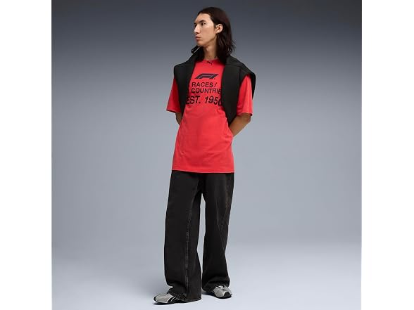 PUMA Men's Formula 1 Race Graphic T-Shirt, Po