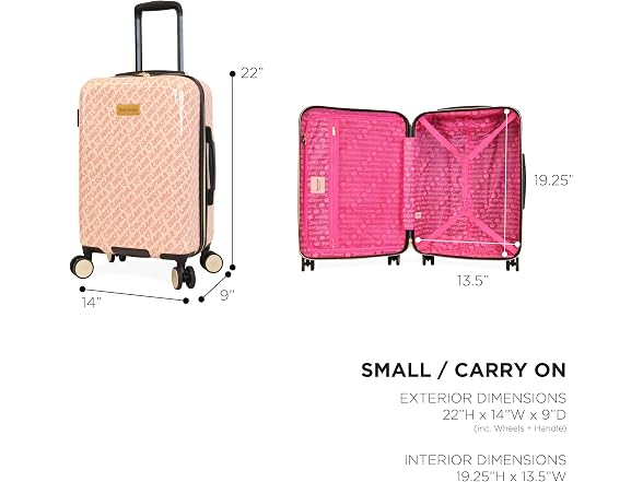 Juicy Couture Cassandra 3 Piece Luggage