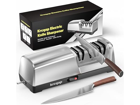 Krcqap 3-Stage Electric Sharpener