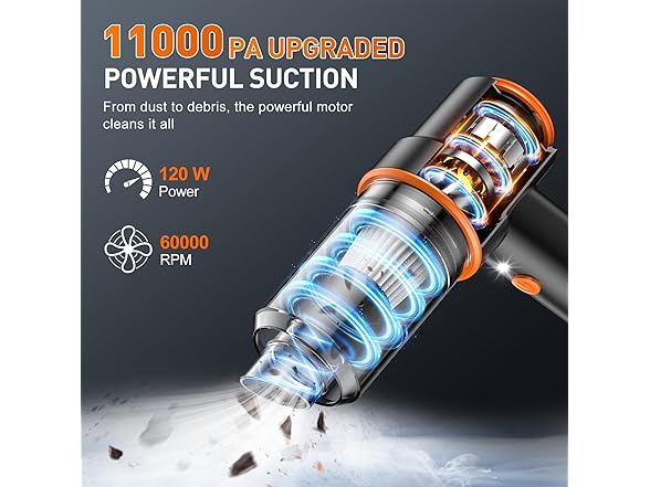 KMM Handheld Car Vacuum Cleaner