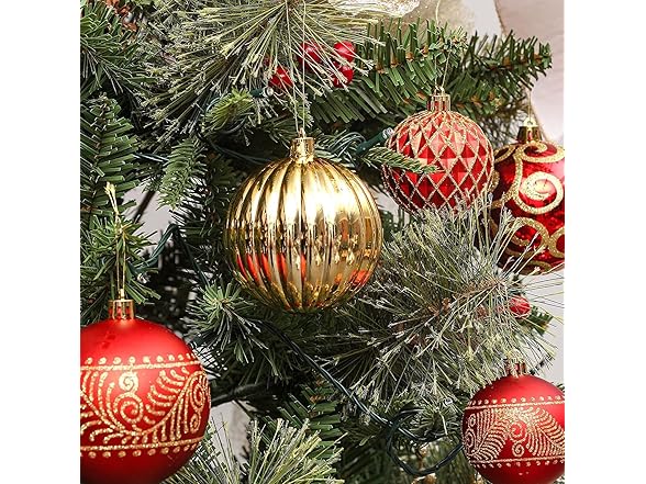 RUVOO 30 Pcs Christmas Ornaments