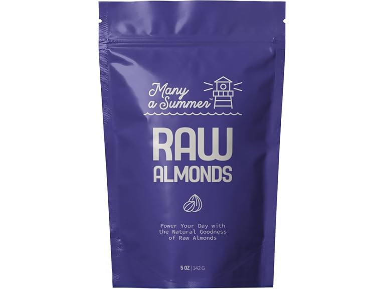 Many a Summer Raw Almonds - 5oz Resealab