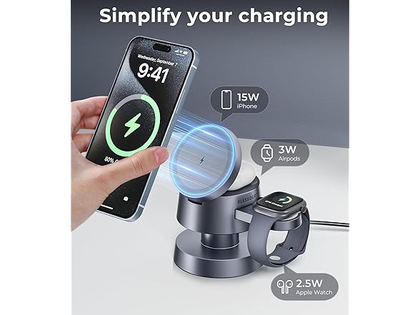 4 in 1 Wireless Charging Station | Lamp