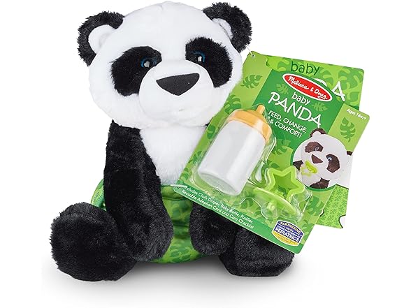 Melissa & Doug 11" Baby Panda Plush