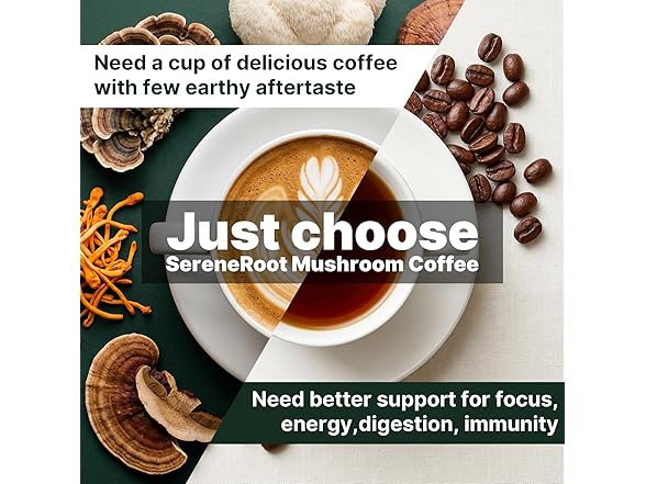 30Ct SereneRoot Adaptogenic Mushroom Coffee