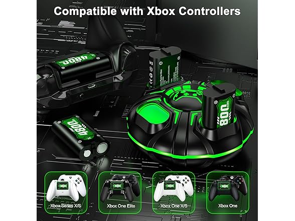 Xbox Controller Rechargeable Battery 4-Pack