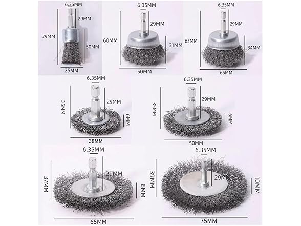 CAARLA Wire Brush Set