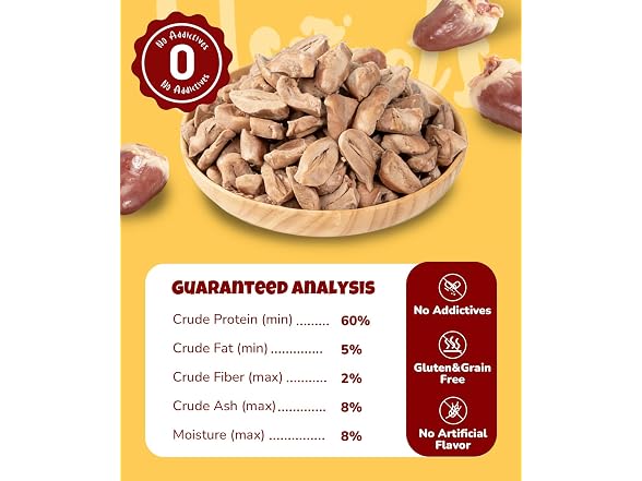 LILSNOOTS Freeze Dried Chicken Heart