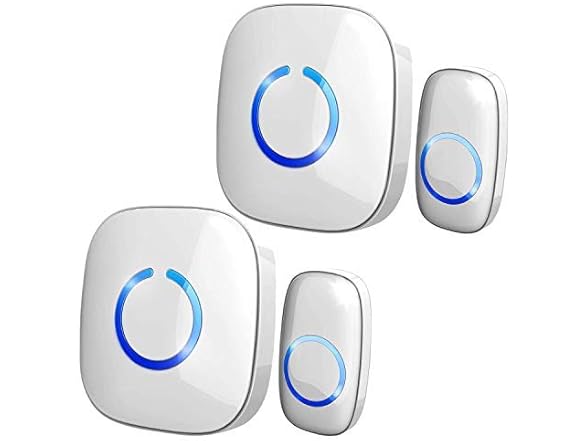 3 Pack Wireless Doorbell & Chime Kit