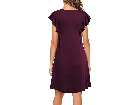 Woosea Women (XXL) Summer Casual T Shirt Dress