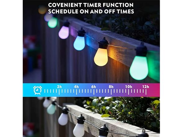 AurNyvaMay Smart S14 String Lights IP67