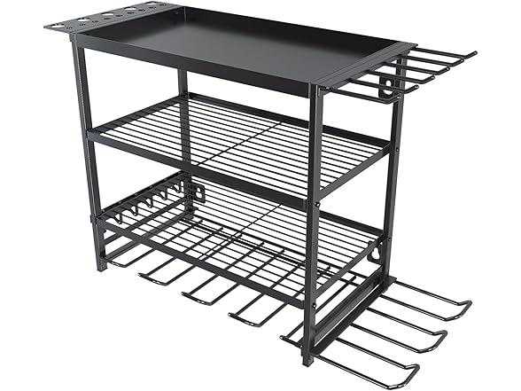 Dixiao 4 Layer Wall Mount Power Tool Organizer