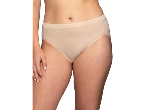 Vanity Fair Neutral Lace Hi-Cut (9)