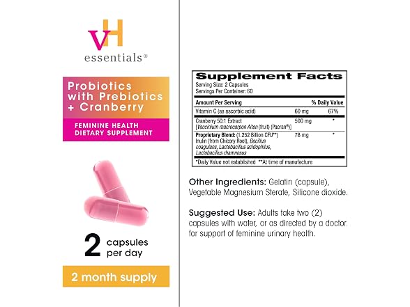 vH essentials | Probiotics for 120 Ct