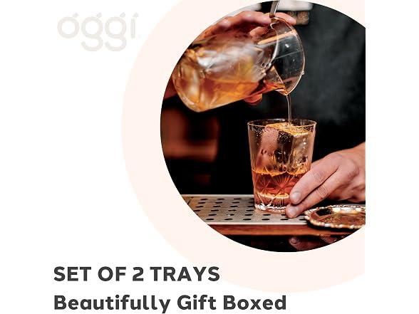 OGGI Ice Cube Tray, Pack of 2  Blue