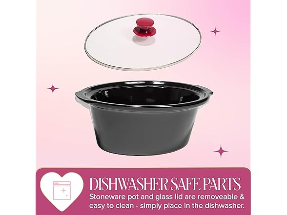 Paris Hilton 6-Quart Manual Slow Cooker