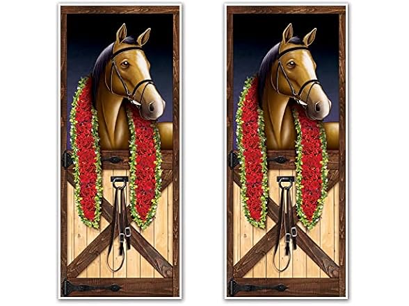 Beistle 2-Pack Horse Racing Door Covers