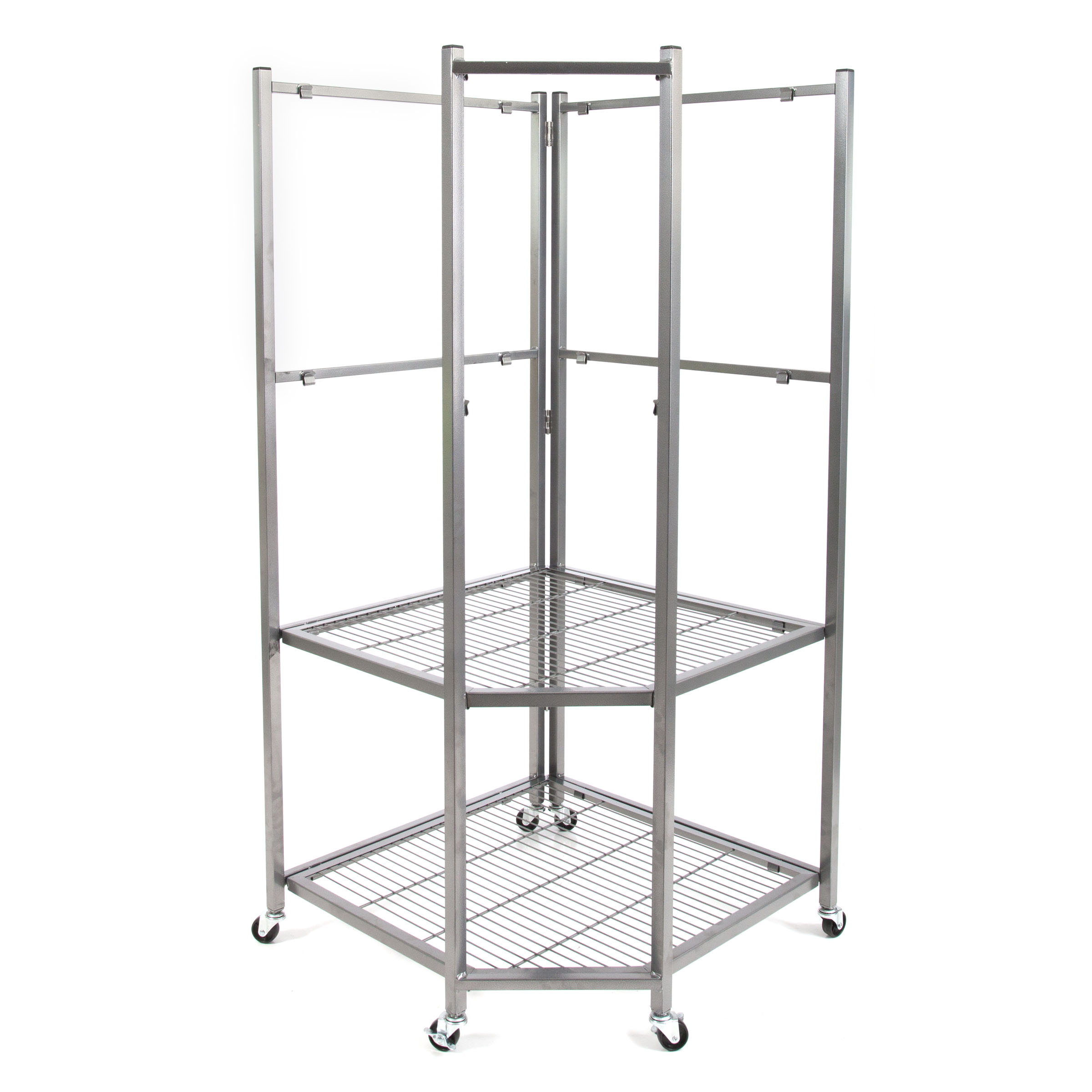 Origami R5C-PEWTER Corner 4-Shelf Rack - Gallery 7