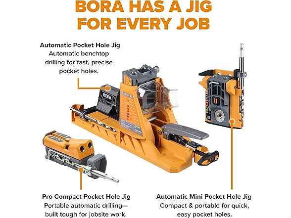 BORA BR-A170201 BORA Automatic Pocket Hole Jig Oran