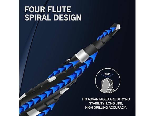 GMTOOLS GMTOOLS M35 Four Spiral Flute Cobalt St