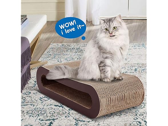 FluffyDream Cat Scratch Cardboard Bed