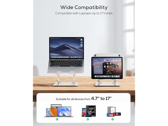 Nulaxy Ergonomic Foldable Laptop Stand