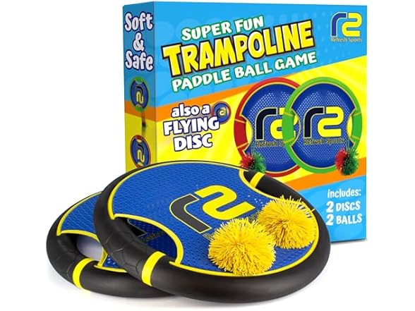 Paddle & Stringy Ball Toss & Catch Game