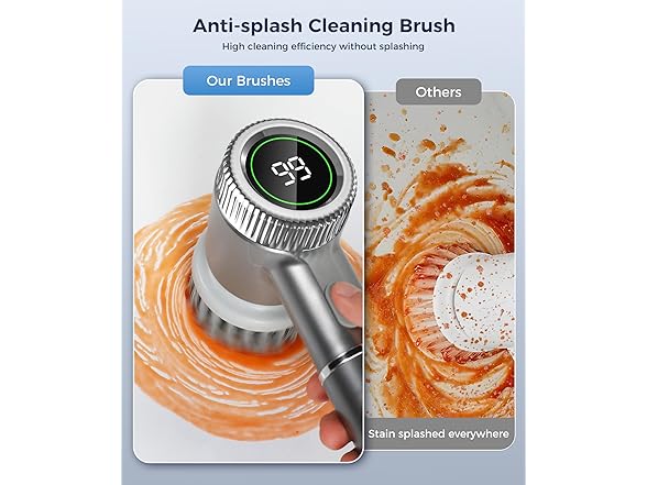 Cordless Electric Spin Scrubber
